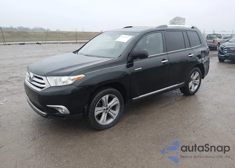 2012 Toyota Highlander Limited V6 from USA, damaged, VIN 5TDDK3EH2CS102087